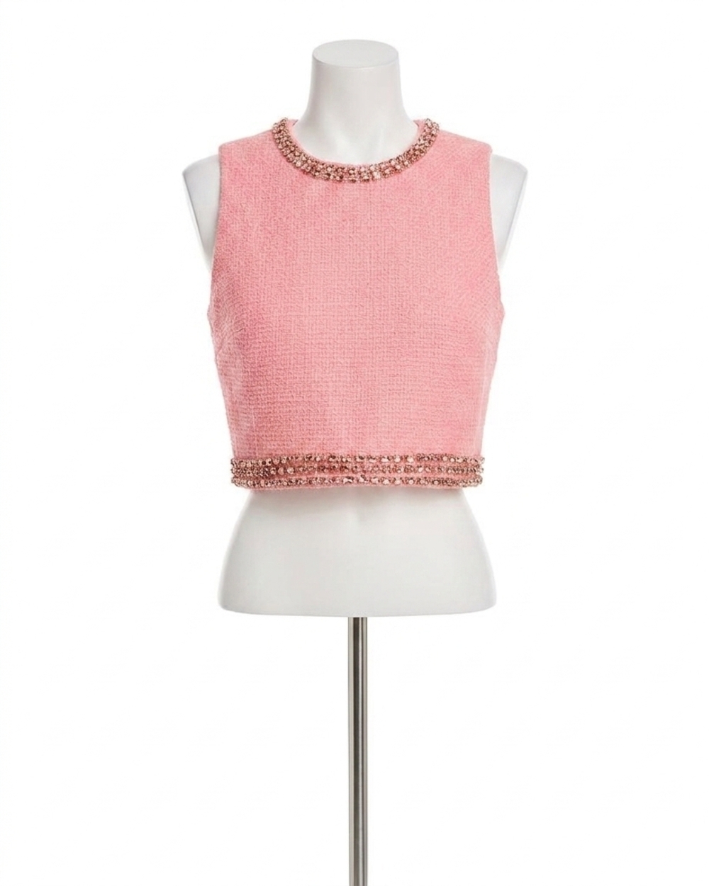 NEW CINQ A SEPT verity top in pink poppy